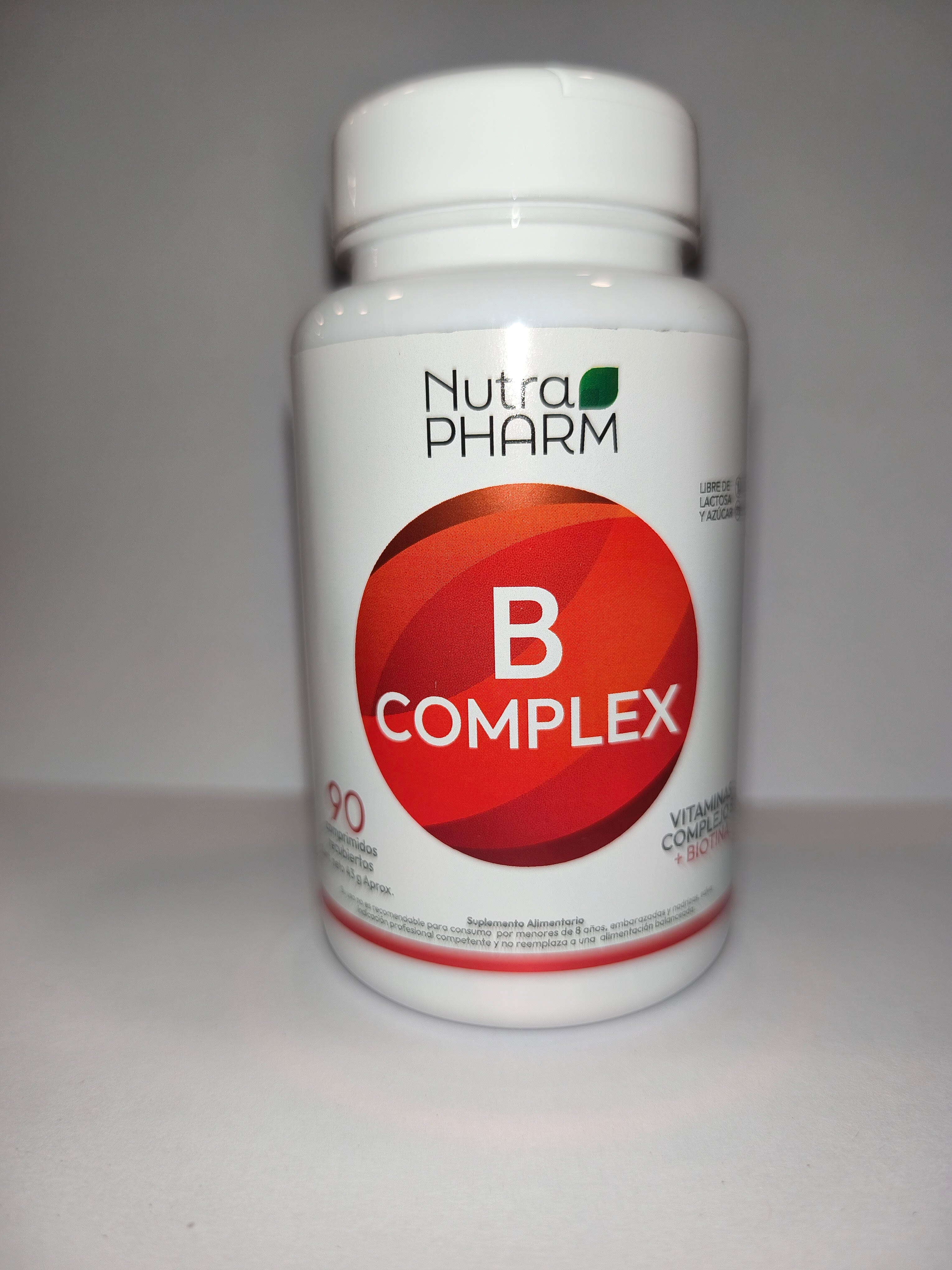 B-Complex x 90 Comprimidos Nutra Pharm
